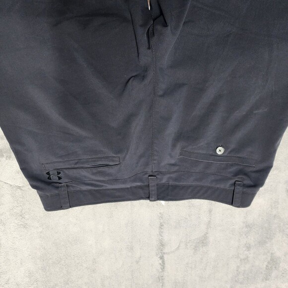 Under Armour UA Men’s Loose Straight Golf Pants Black Waist Size 38 x 32 - Picture 3 of 10